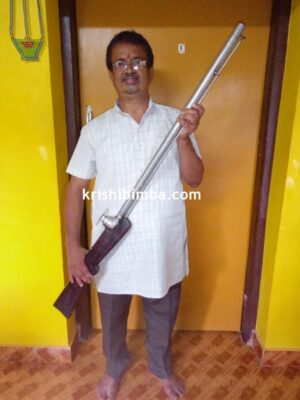ಮಂಗಗಳನ್ನು ಪಟ್ ಅಂತ ಓಡಿಸುತ್ತೆ ಪುತ್ತೂರು ಭಟ್ಟರ ಈ ಕೋವಿ !